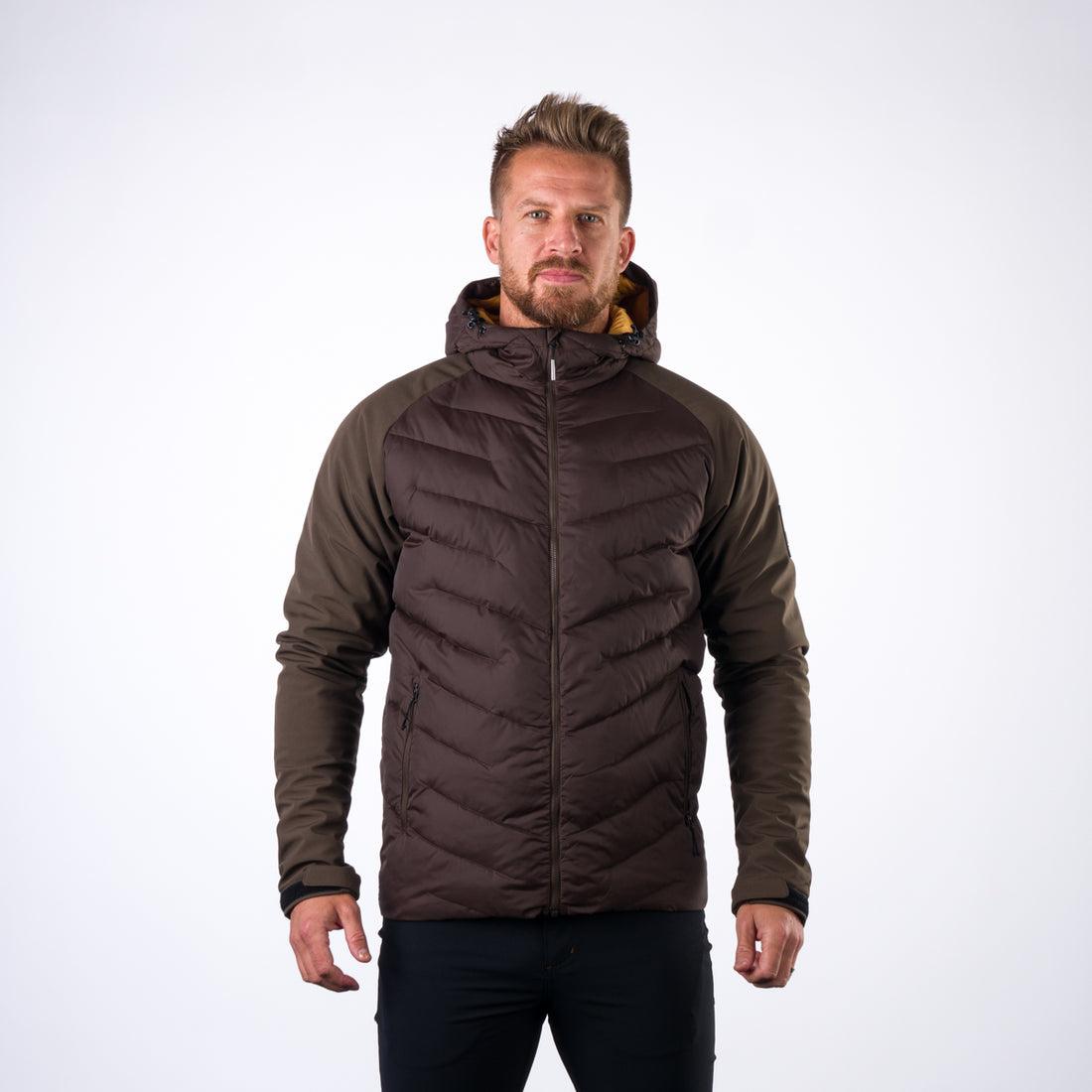 BU-3933SP men's insulated jacket combination with softshell NIKOLAS