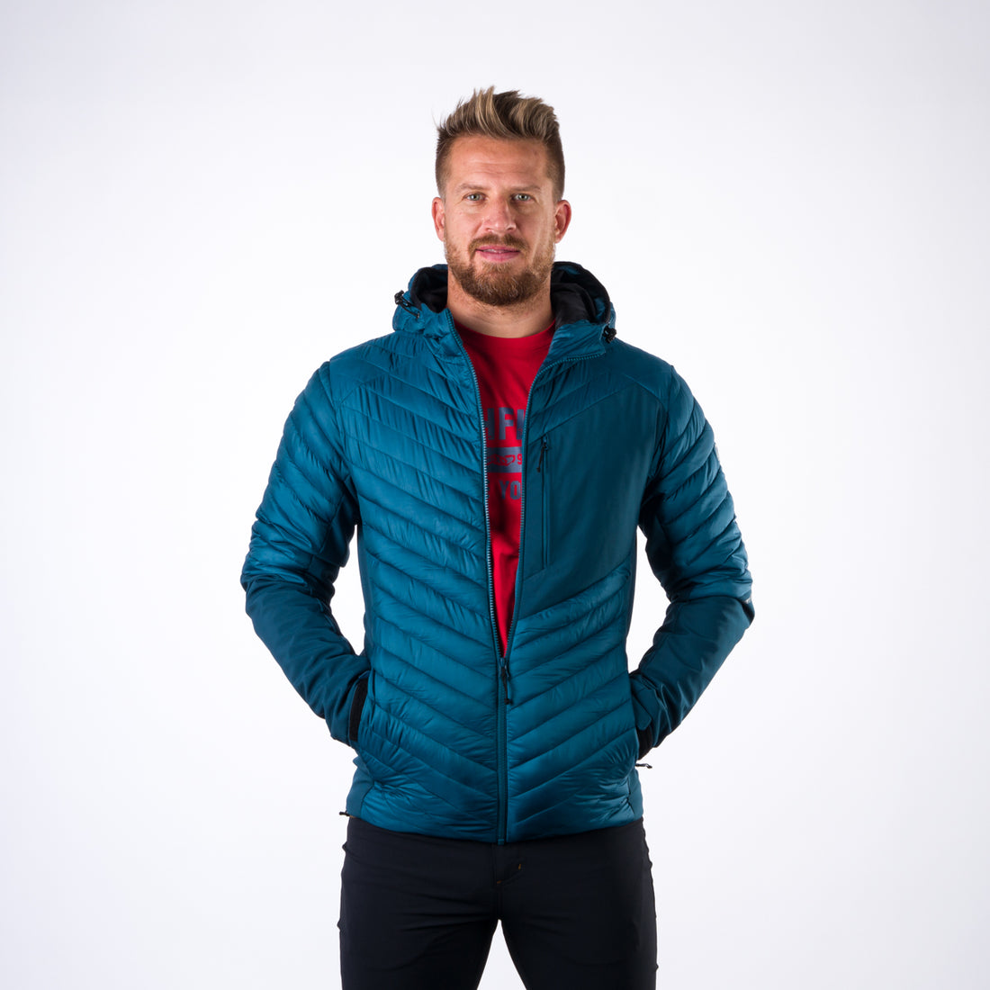 BU-3934SP men's active like down jacket MARSHALL