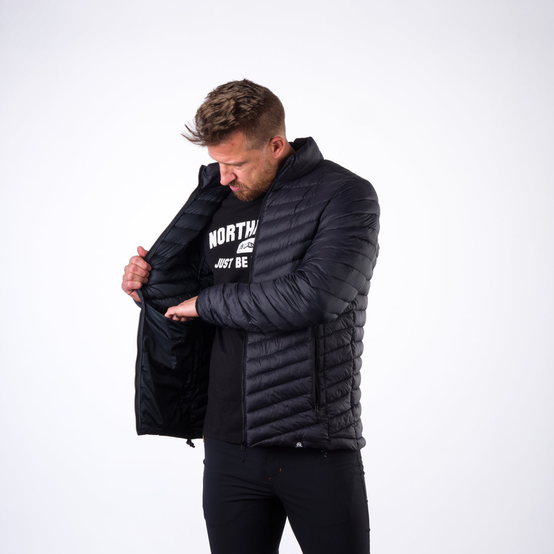 BU-3937SP men's active like down jacket TYLER