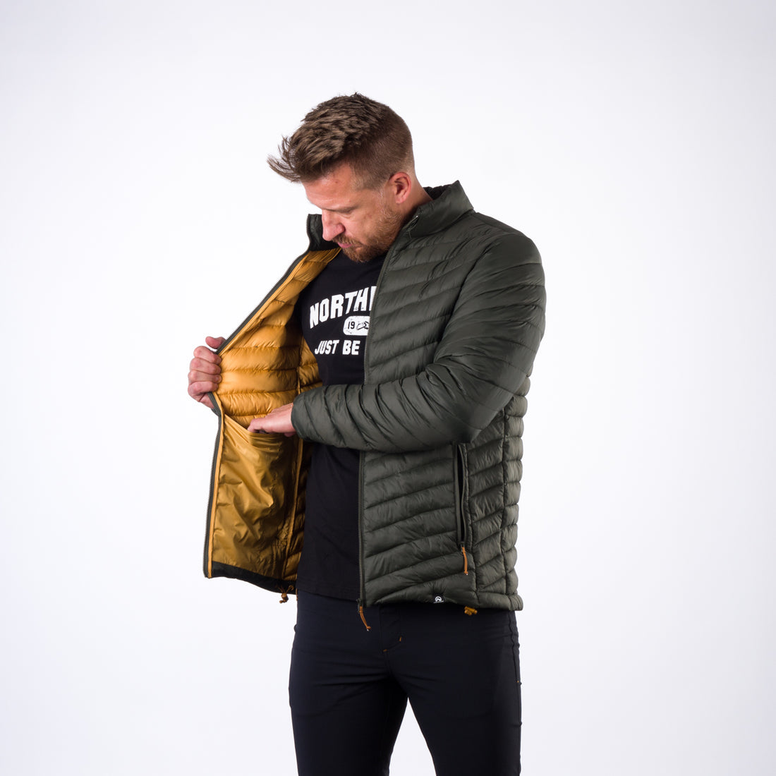 BU-3937SP men's active like down jacket TYLER