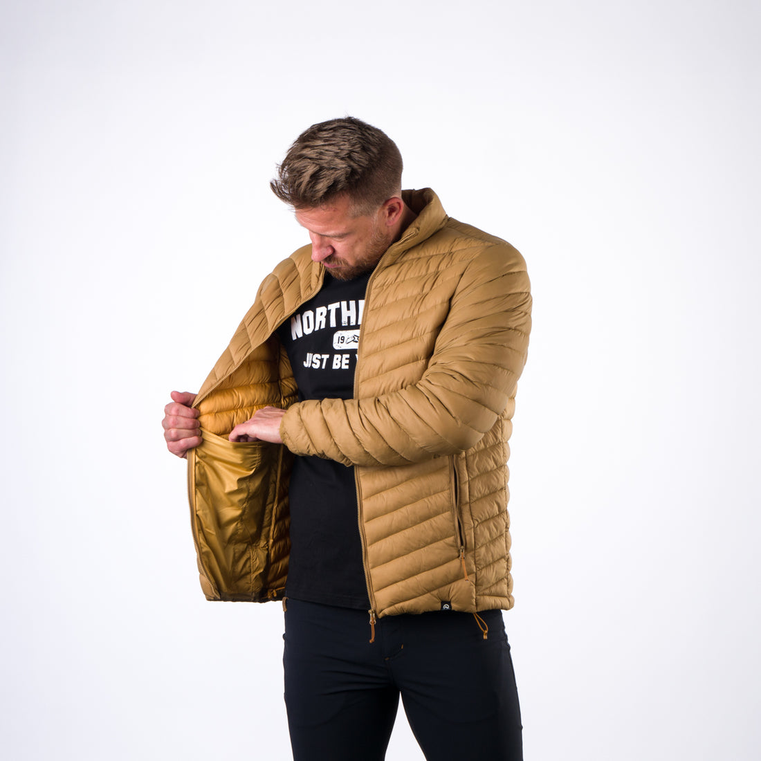 BU-3937SP men's active like down jacket TYLER