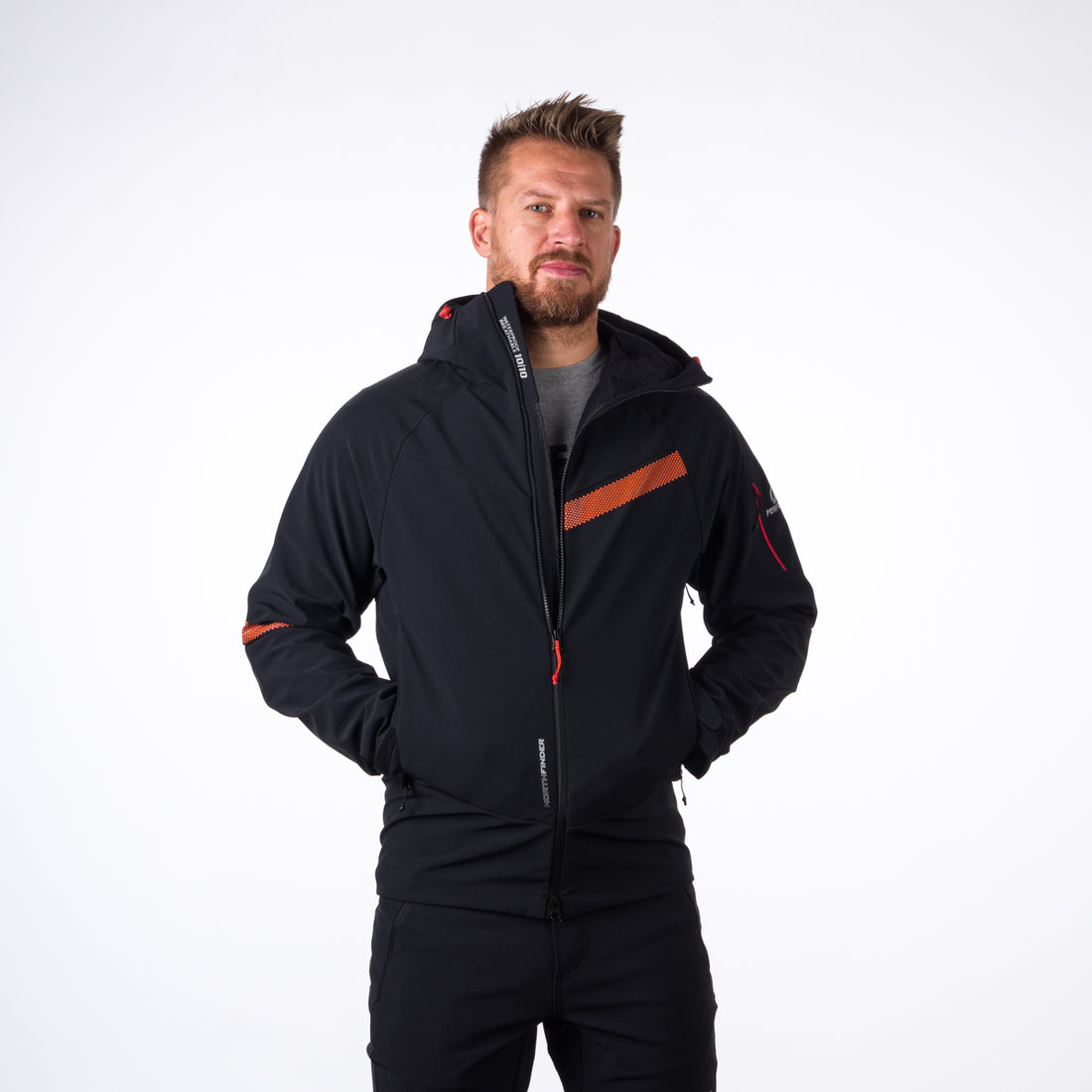 BU-3947PRO men's jacket stretch softshell LOMNICKY