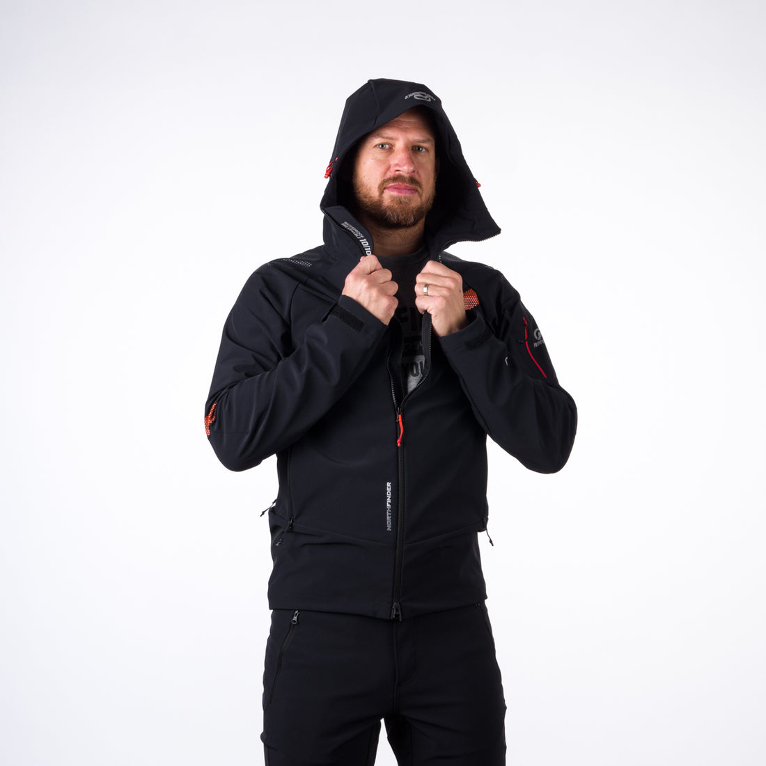BU-3947PRO men's jacket stretch softshell LOMNICKY
