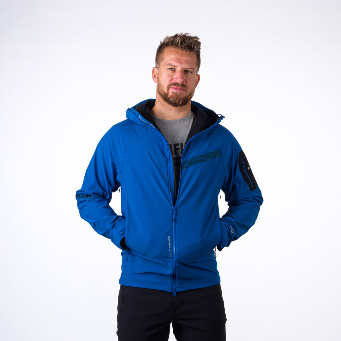 BU-3947PRO men's jacket stretch softshell LOMNICKY