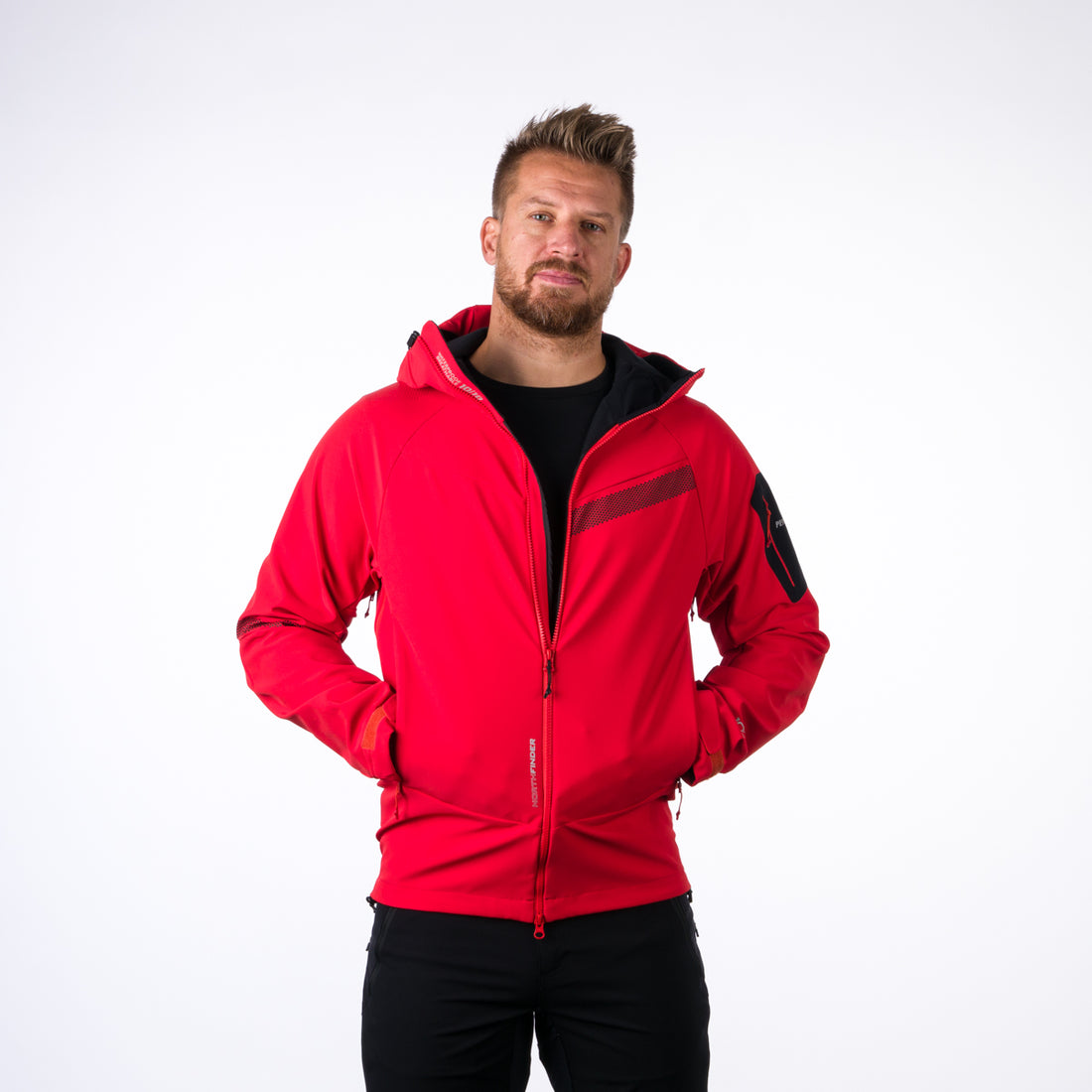 BU-3947PRO men's jacket stretch softshell LOMNICKY