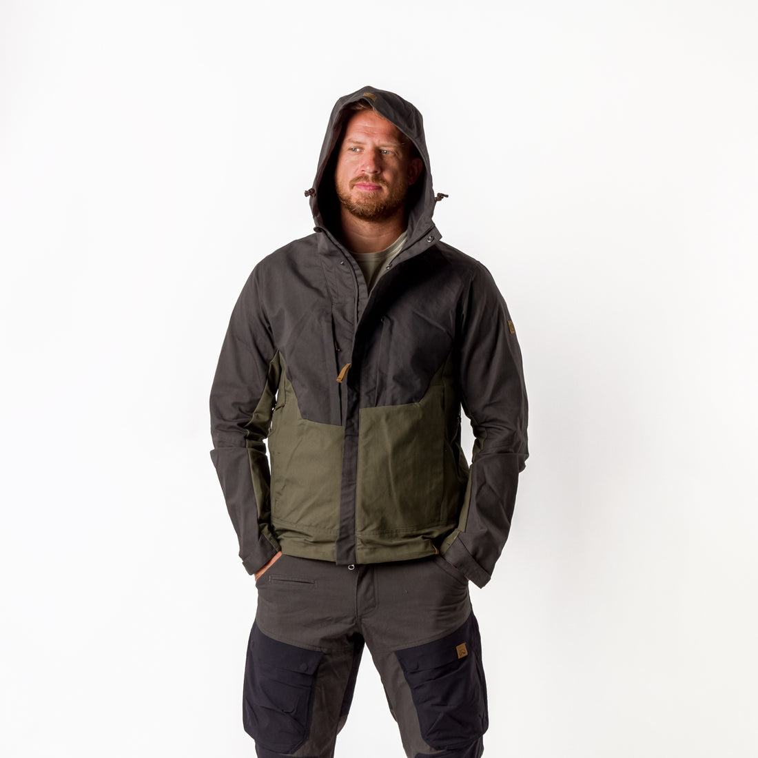 BU-3970AD men's wax jacket adventure KASH