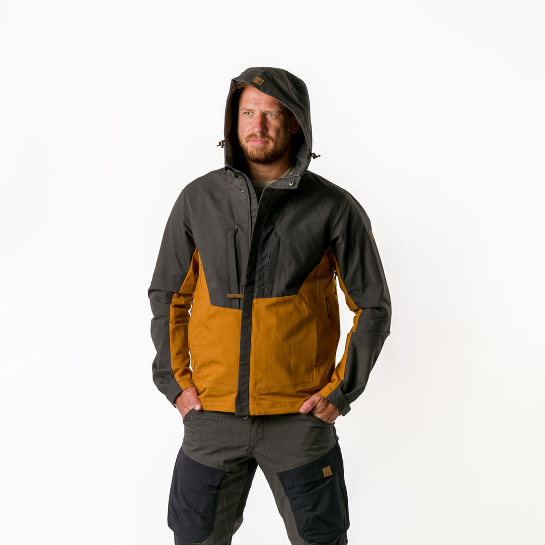 BU-3970AD men's wax jacket adventure KASH