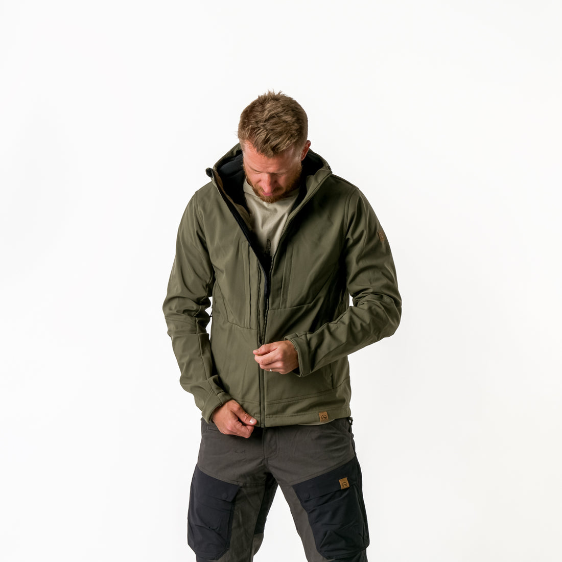 BU-3971AD men's softshell jacket 3L AUGUST