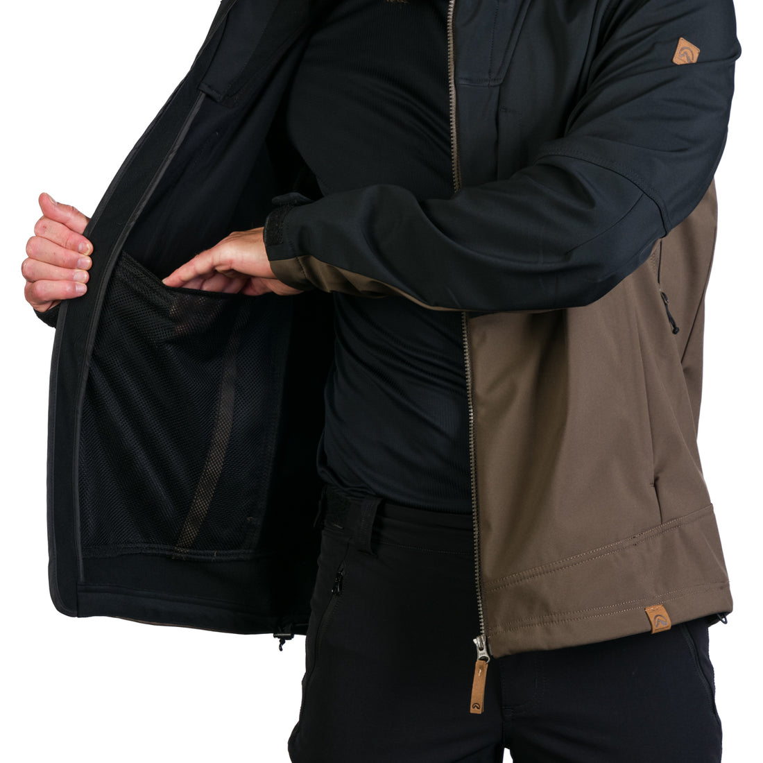 BU-3971AD men's softshell jacket 3L AUGUST