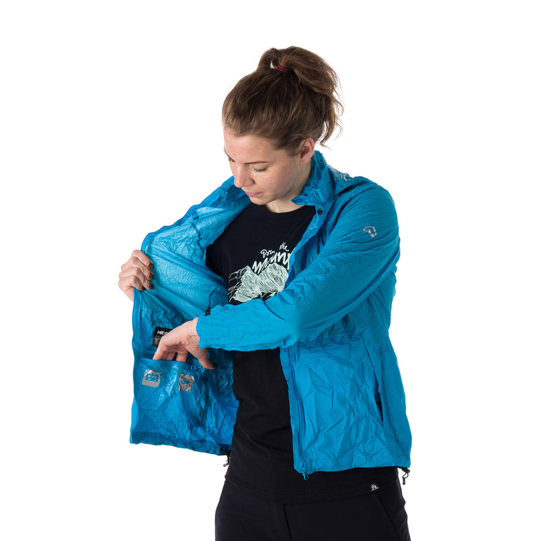 BU-4268OR women's waterproof multisport jacket stowable 2l NORTHKIT