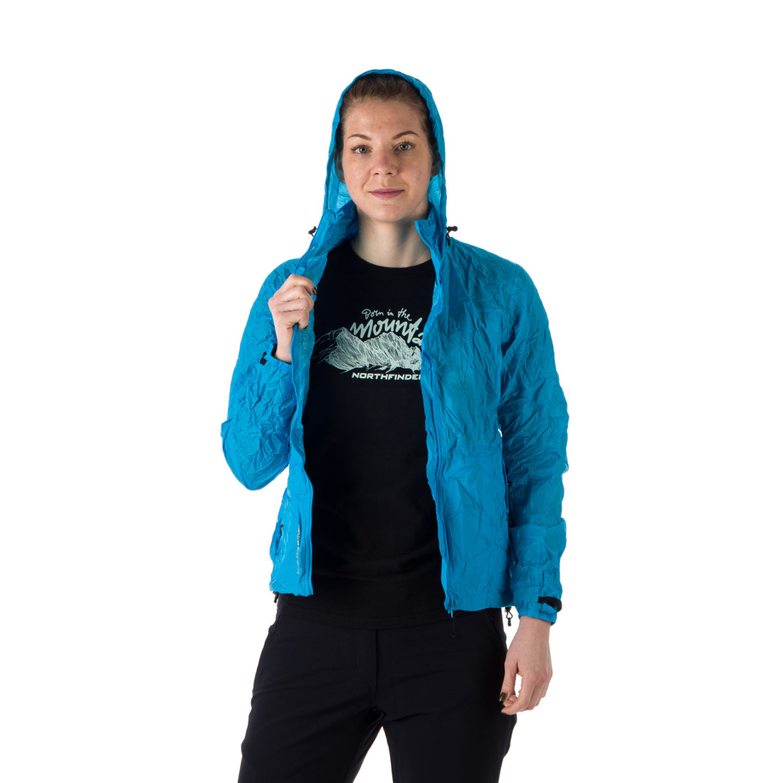 BU-4268OR women's waterproof multisport jacket stowable 2l NORTHKIT