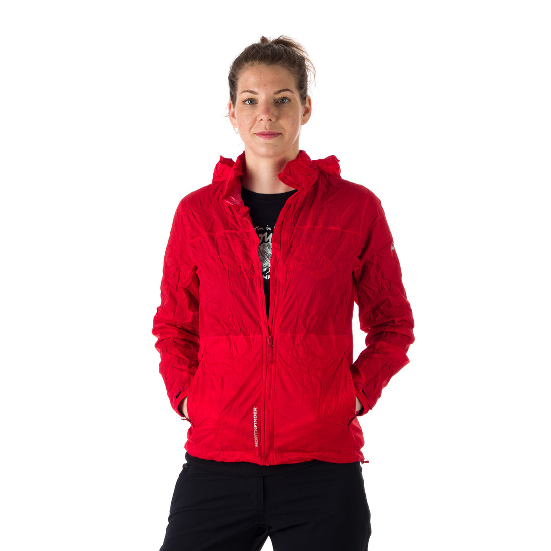 BU-4268OR women's waterproof multisport jacket stowable 2l NORTHKIT