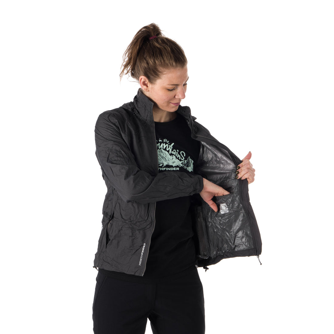 BU-4268OR women's waterproof multisport jacket stowable 2l NORTHKIT