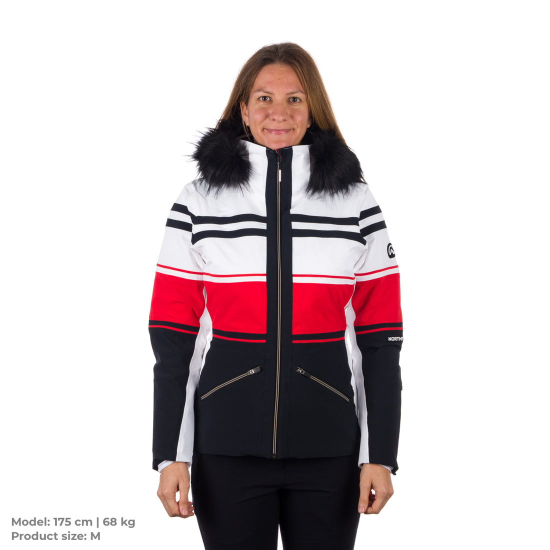 BU-4792SNW women's jacket ski insulated trendy full pack WERTINELA