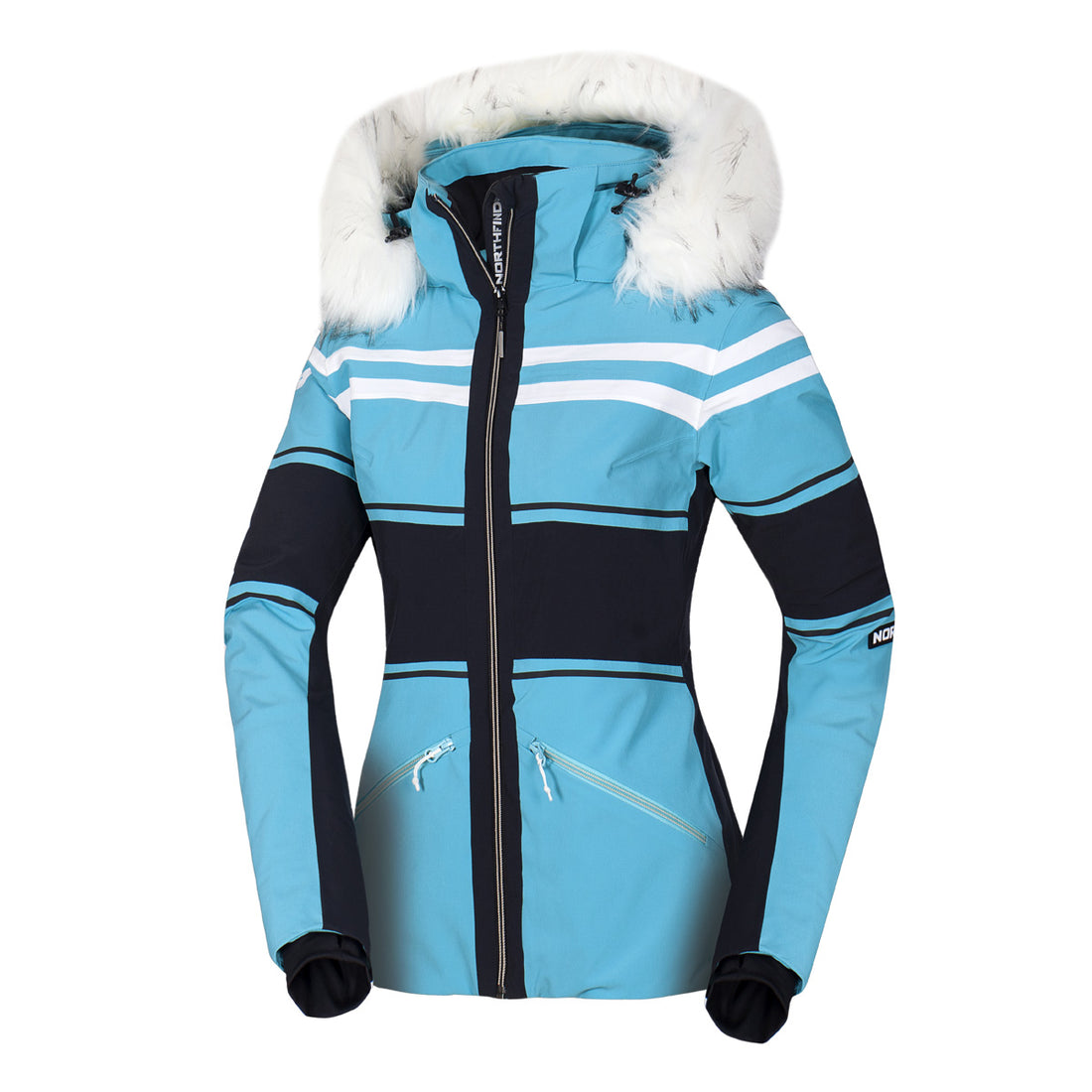BU-4792SNW women's jacket ski insulated trendy full pack WERTINELA