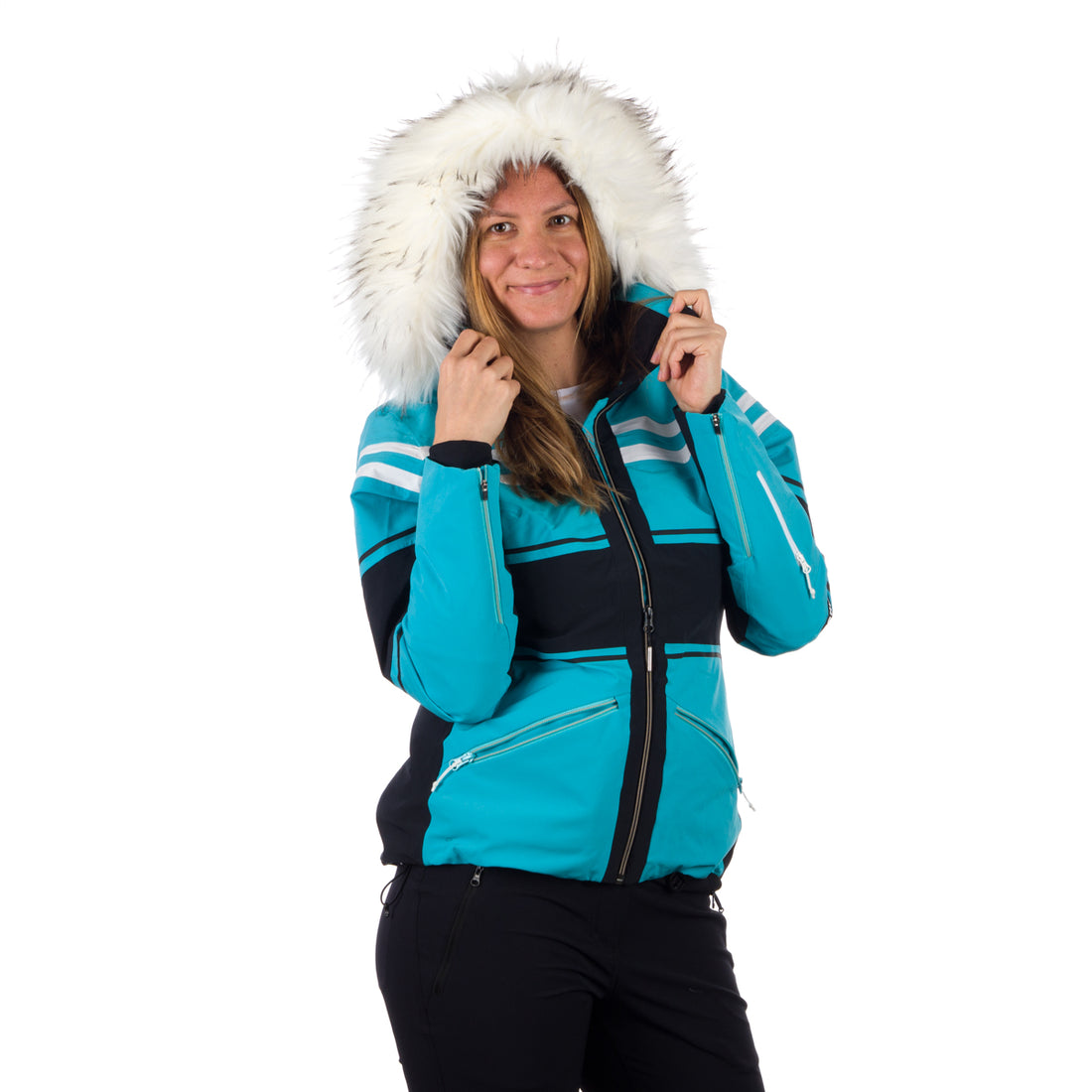 BU-4792SNW women's jacket ski insulated trendy full pack WERTINELA