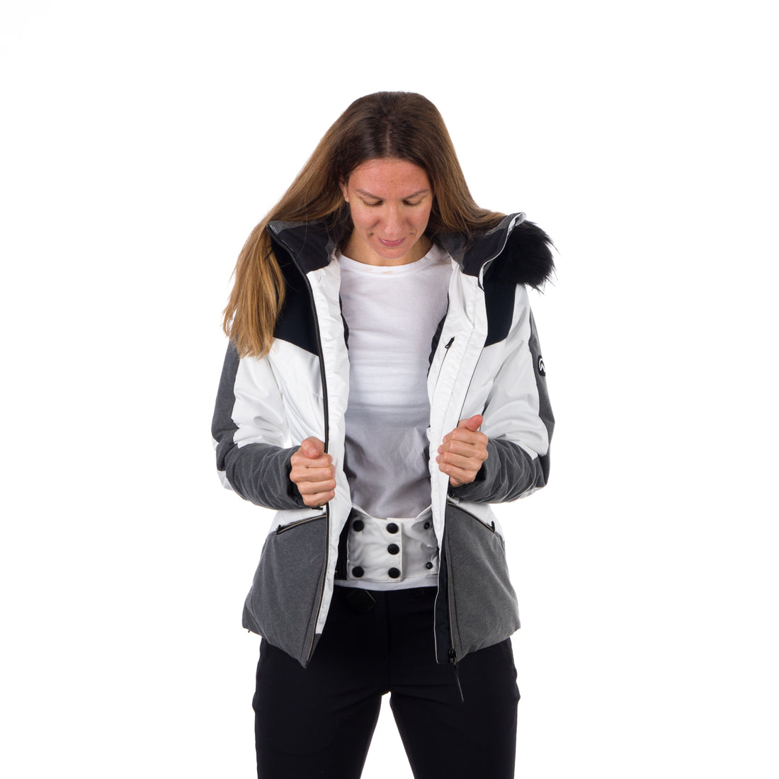 BU-47941SNW women's jacket ski insulated full pack DREWINESTA