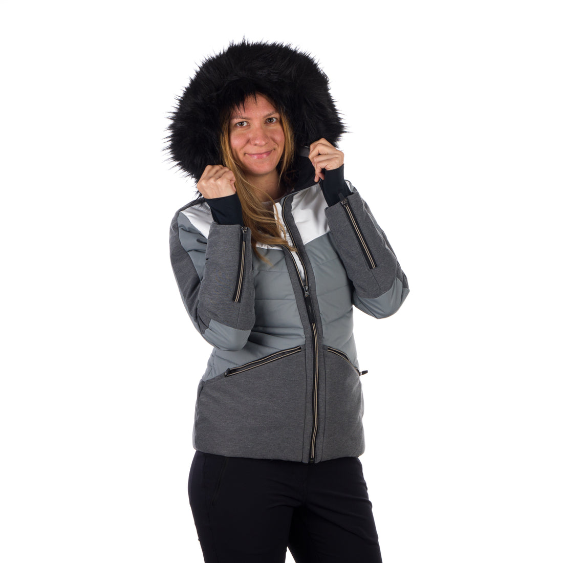 BU-47941SNW women's jacket ski insulated full pack DREWINESTA