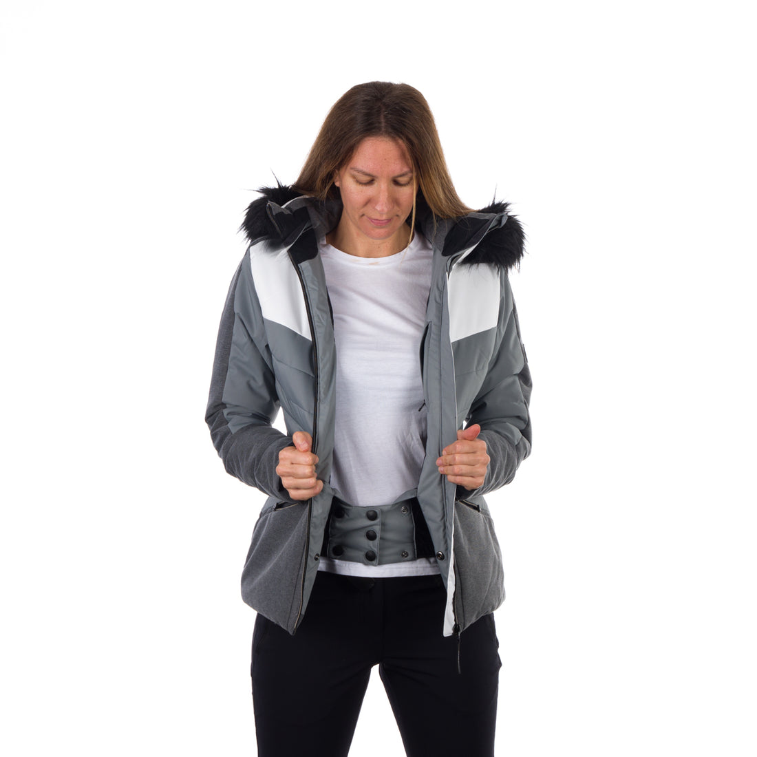 BU-47941SNW women's jacket ski insulated full pack DREWINESTA