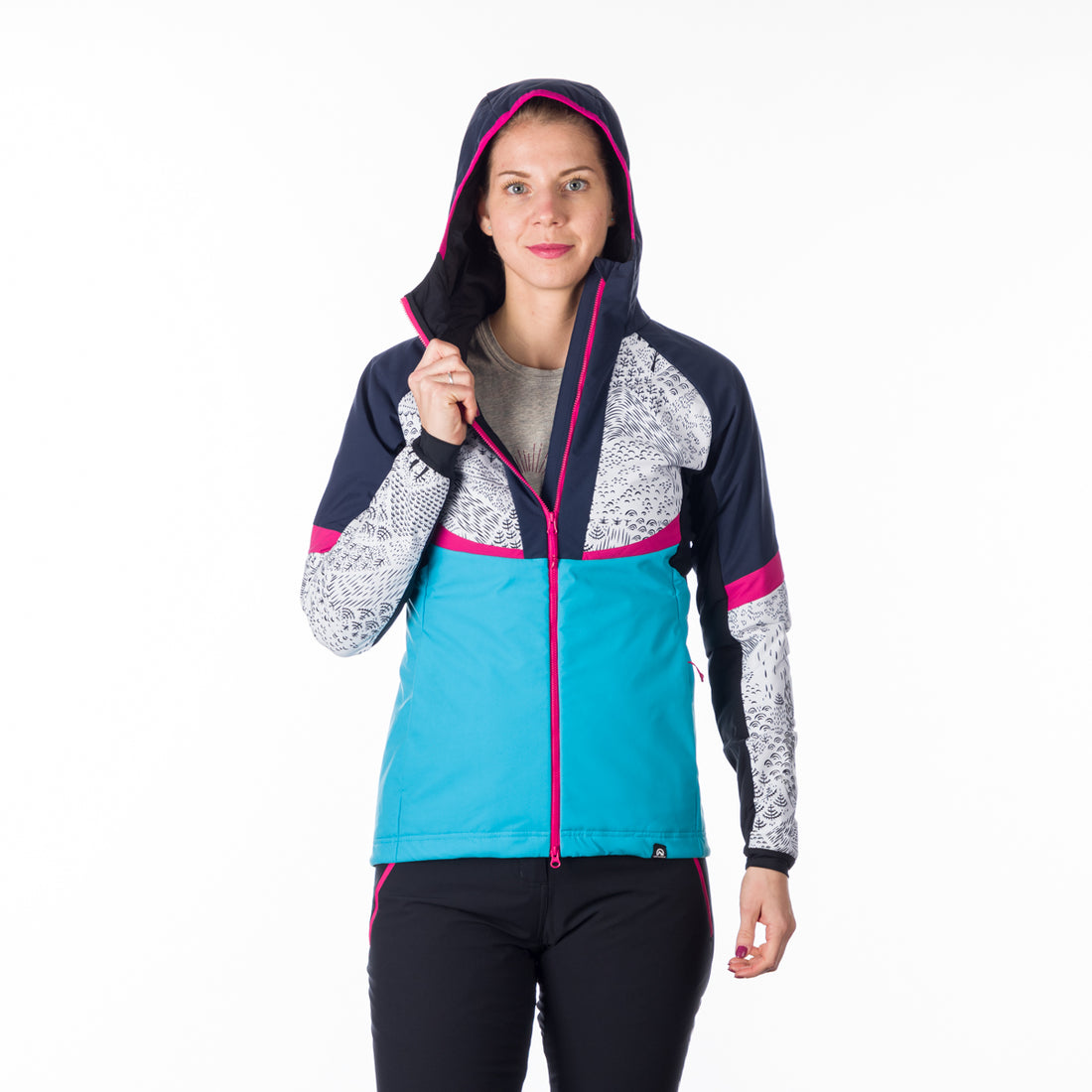 BU-48072SKP women´s ski-touring jacket thermal padded Primaloft down blend  ROHACE