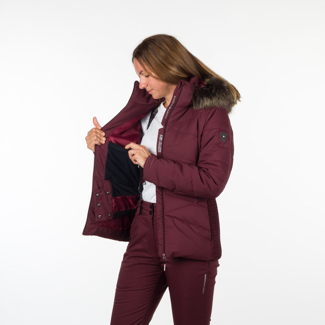 BU-4921SNW women's ski trend jacket insulated full pack KENNEDI