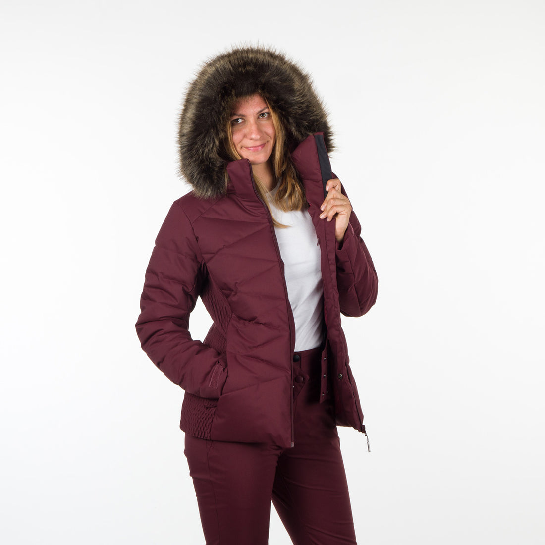 BU-4921SNW women's ski trend jacket insulated full pack KENNEDI