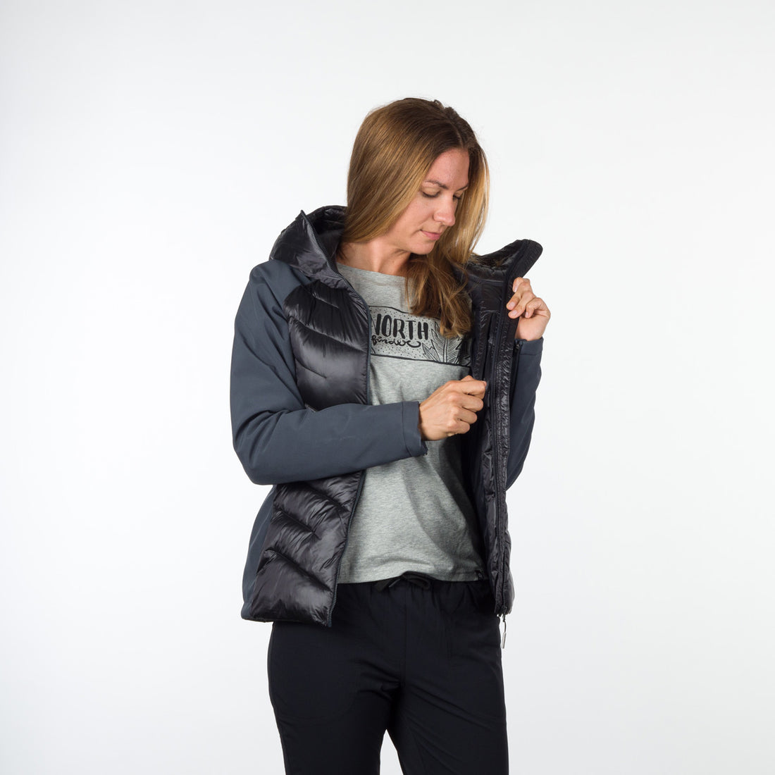 BU-4931SP women's street jacket combination with softshell LORELEI