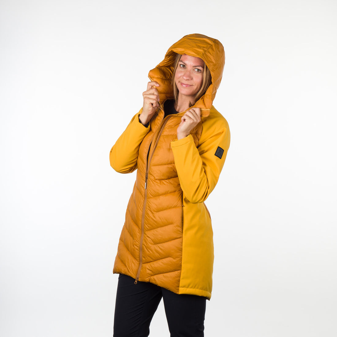 BU-4932SP women's insulated jacket combination with softshell long REYNA