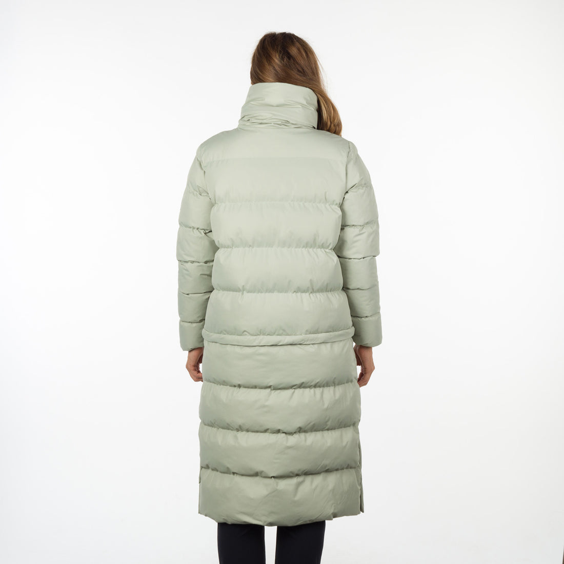 BU-4934SP women's like down jacket with detachable part CASSIDY