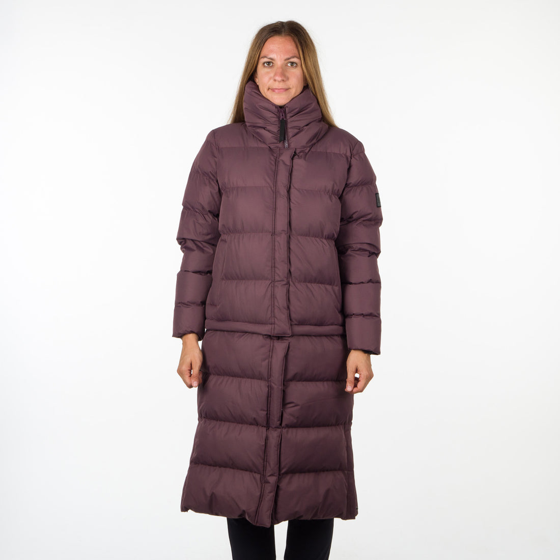 BU-4934SP women's like down jacket with detachable part CASSIDY