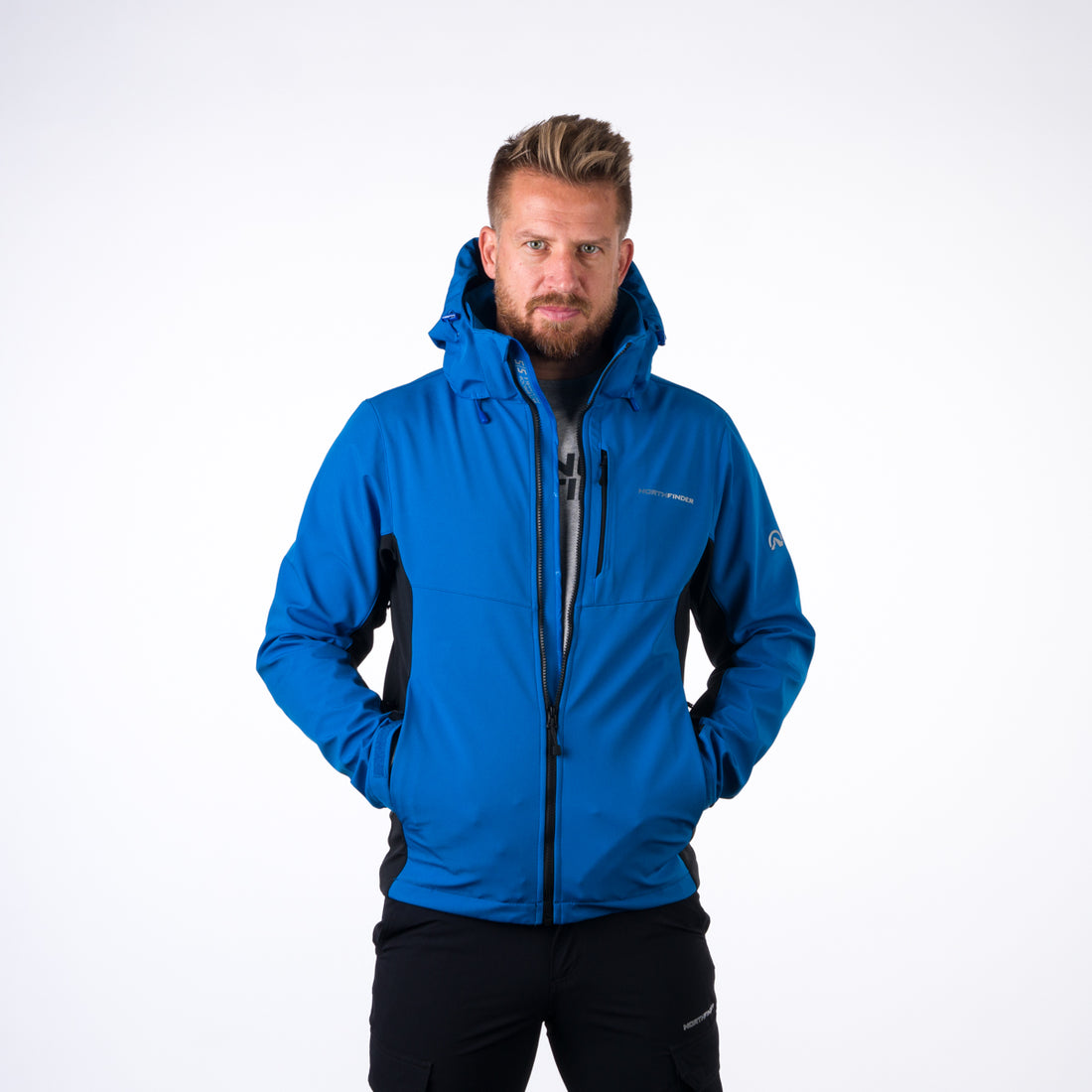 BU-5003OR men's softshell jacket outdoor MARQUIS