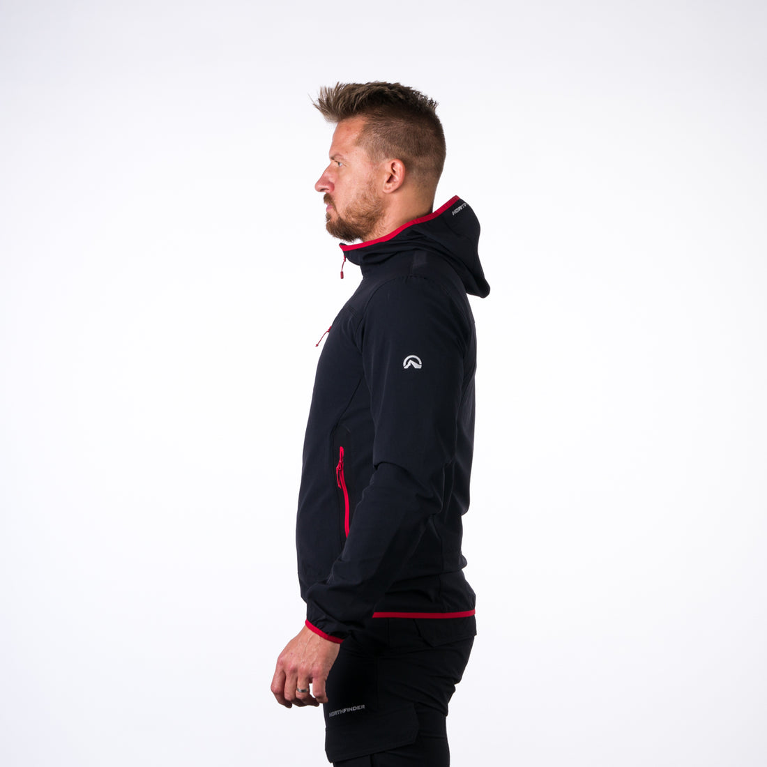 BU-5004OR men's softshell jacket active CASE
