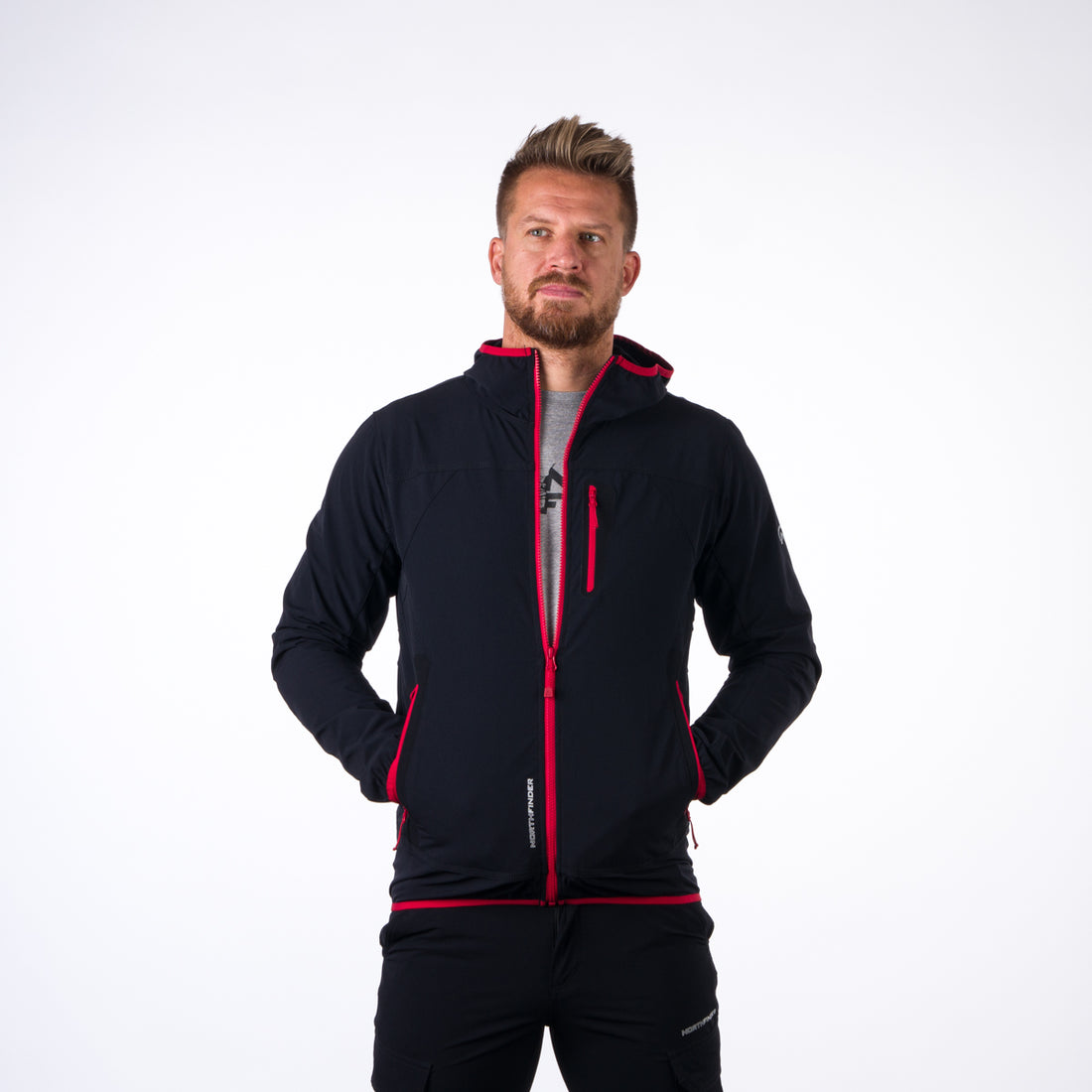 BU-5004OR men's softshell jacket active CASE