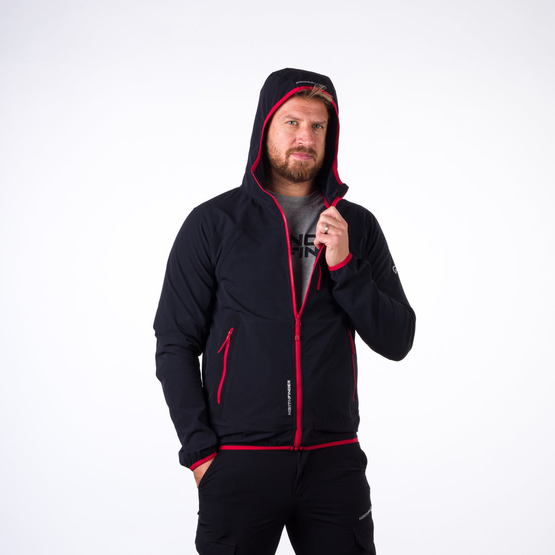 BU-5004OR men's softshell jacket active CASE