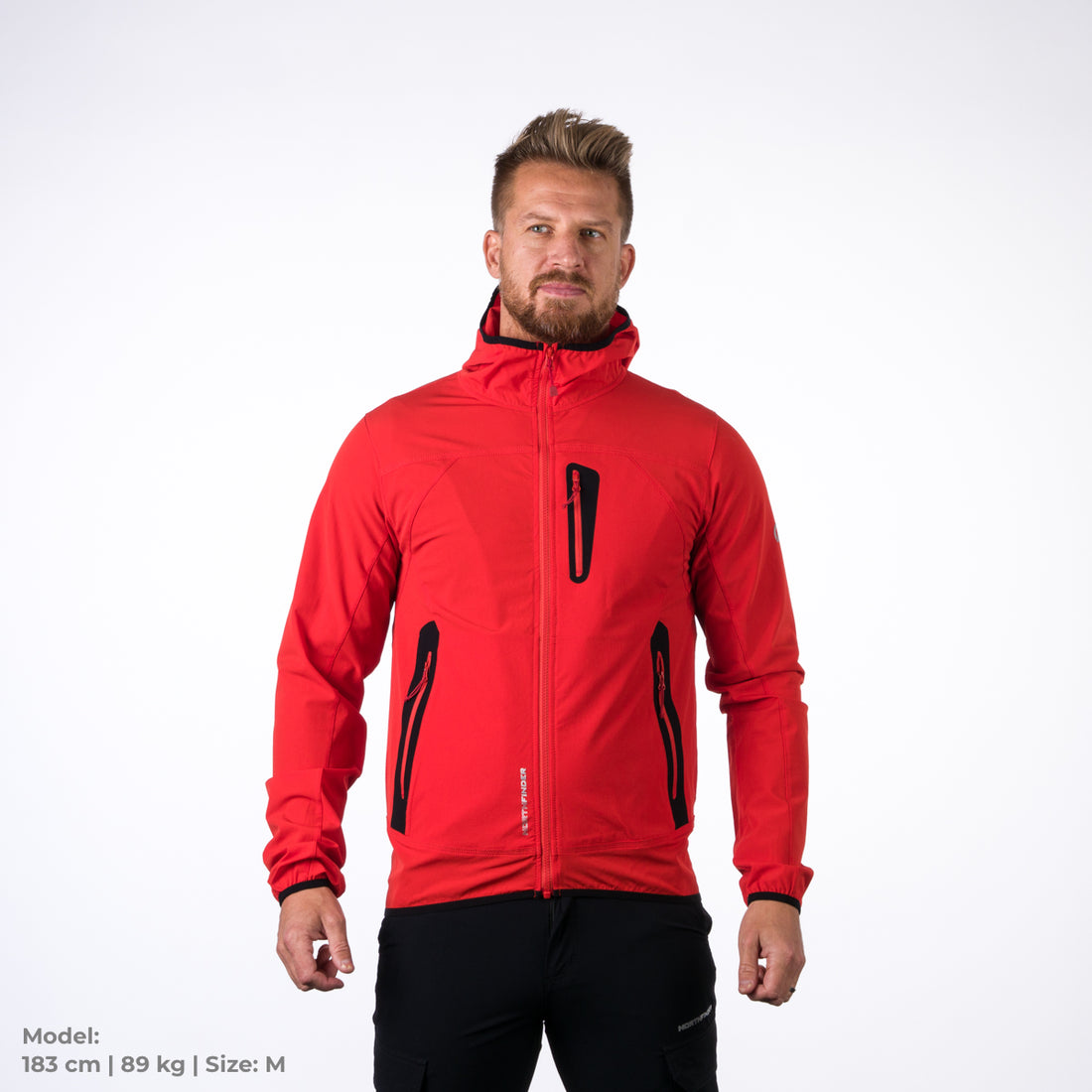 BU-5004OR men's softshell jacket active CASE