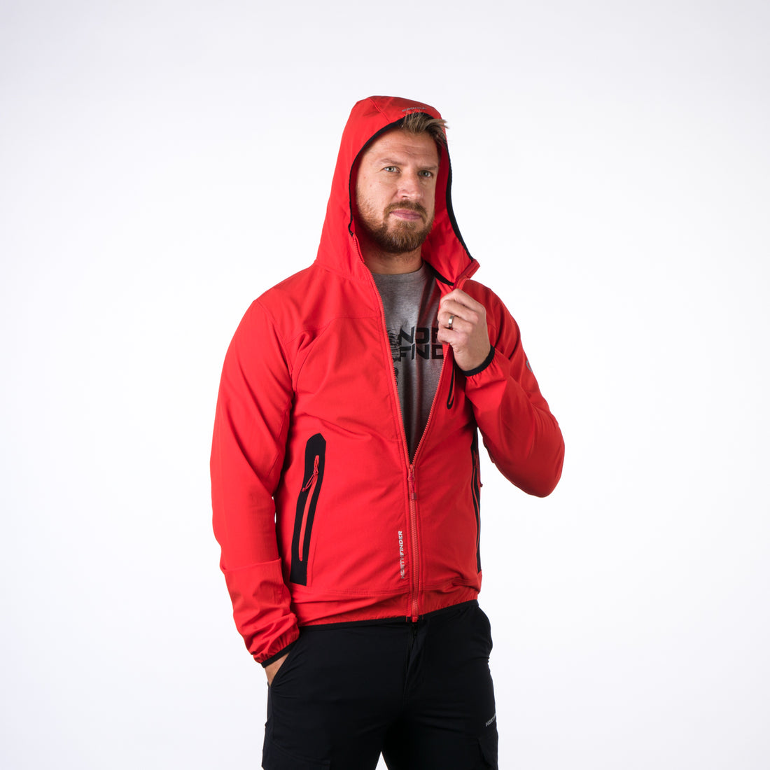 BU-5004OR men's softshell jacket active CASE