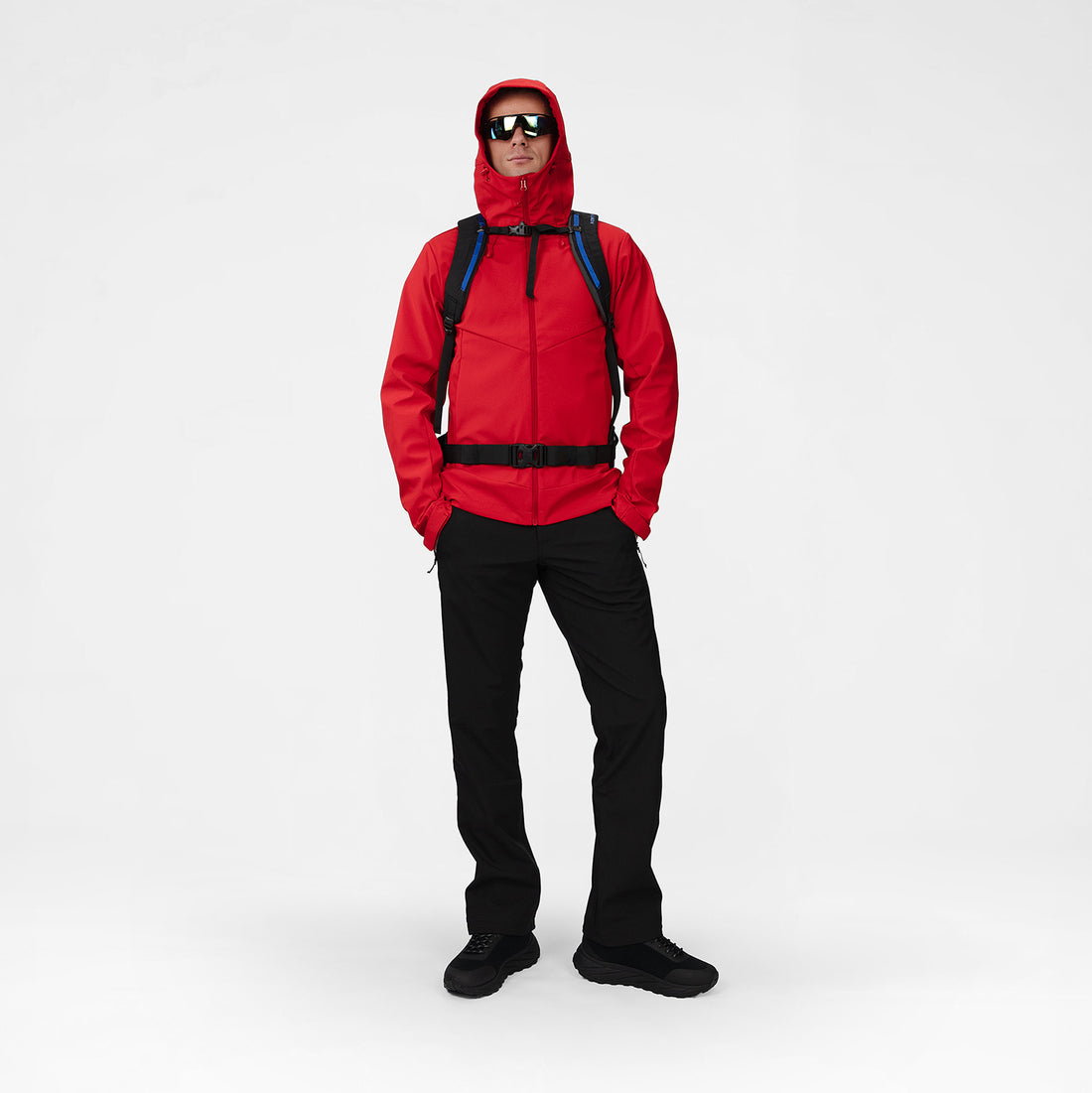 BU-50061OR men's softshell jacket 3L MARQUIS