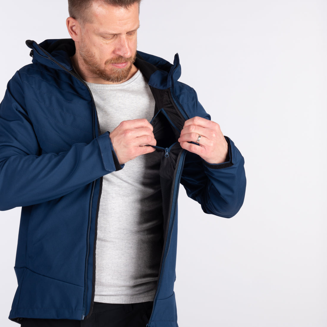 BU-5006OR men's winter softshell 3l MARQUIS