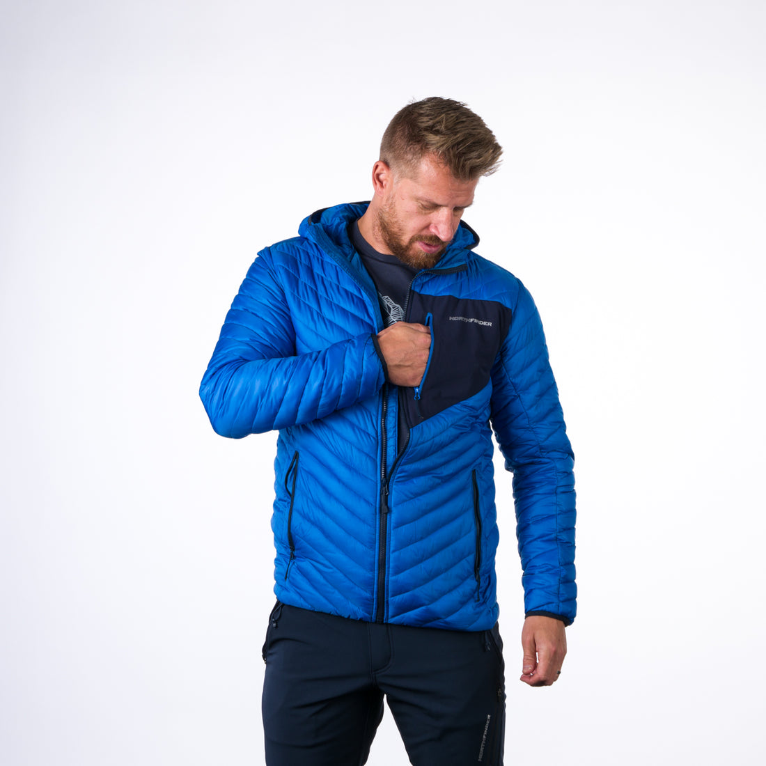 BU-5007OR men's winter lightweight jacket VALTER