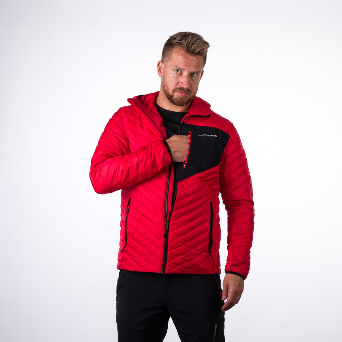 BU-5007OR men's winter lightweight jacket VALTER