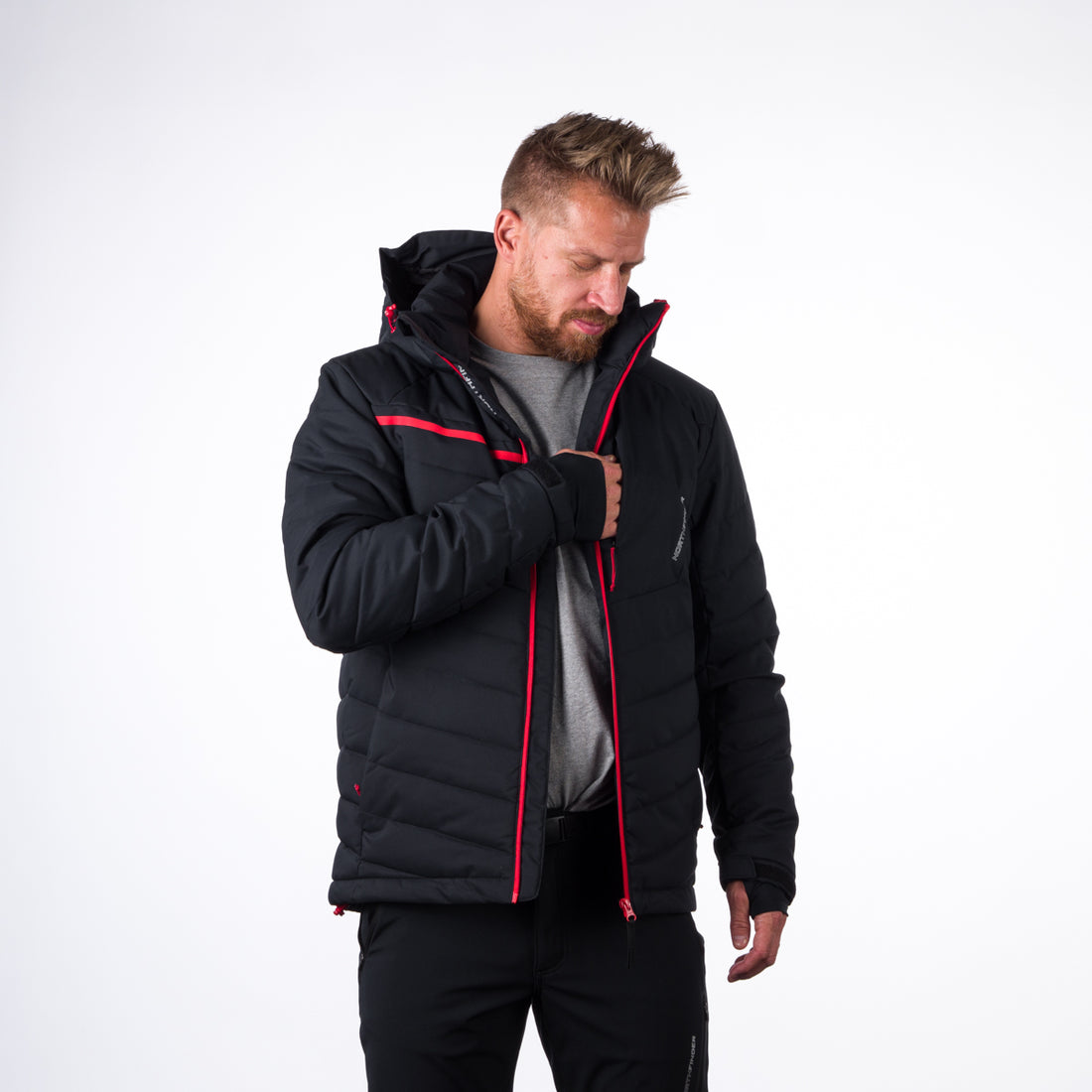 BU-5008SNW men's ski jacket insulated MAJOR