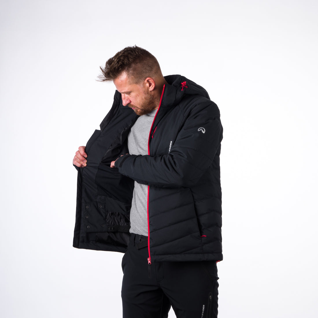 BU-5008SNW men's ski jacket insulated MAJOR
