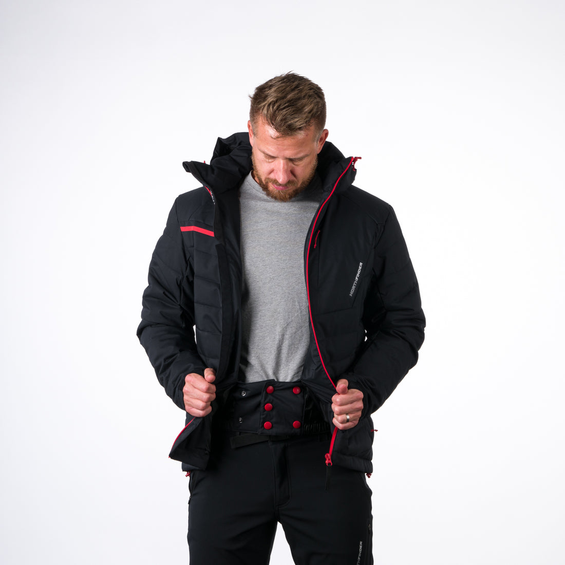 BU-5008SNW men's ski jacket insulated MAJOR