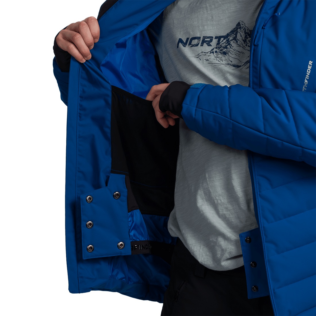 BU-5008SNW men's ski jacket insulated MAJOR