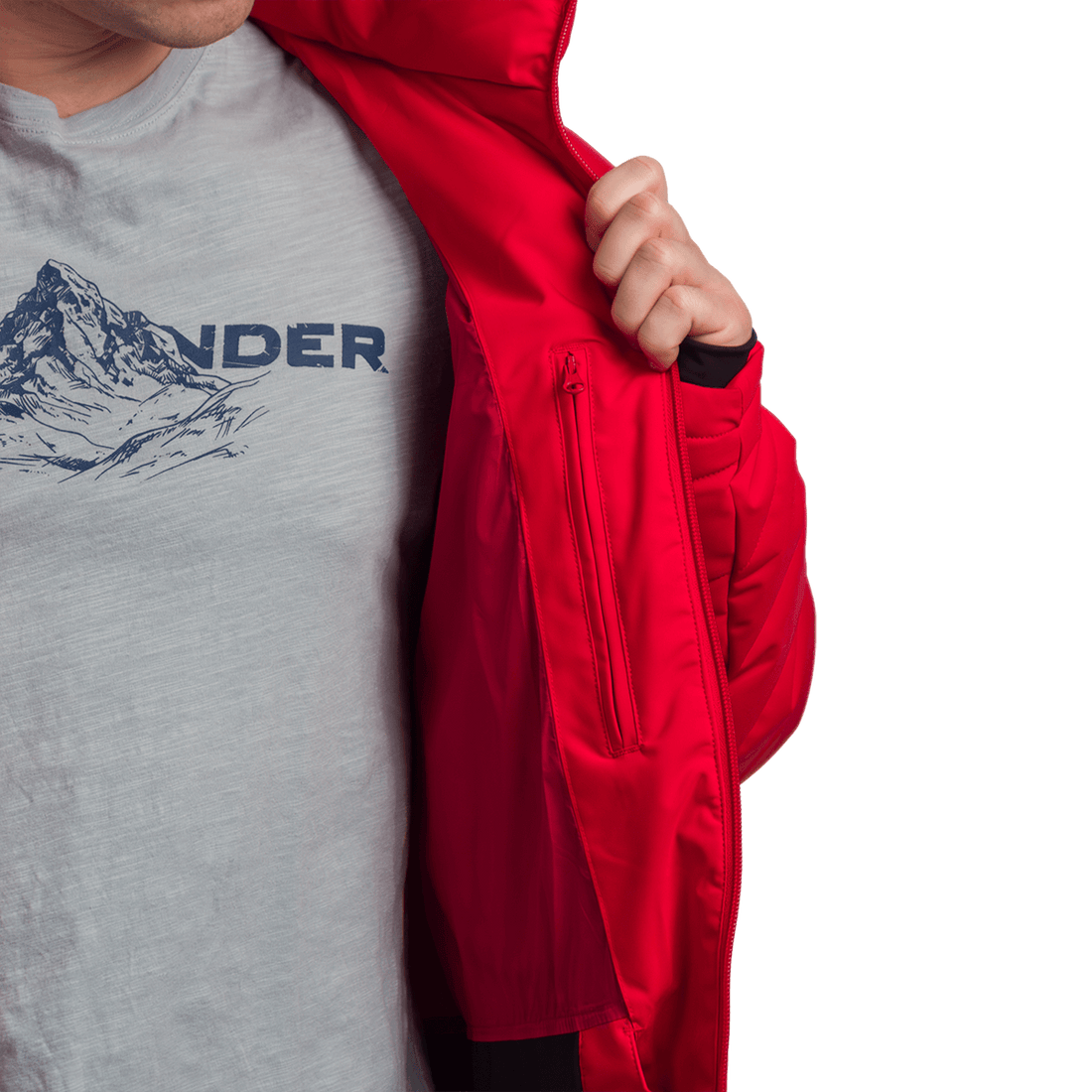 BU-5008SNW men's ski jacket insulated MAJOR