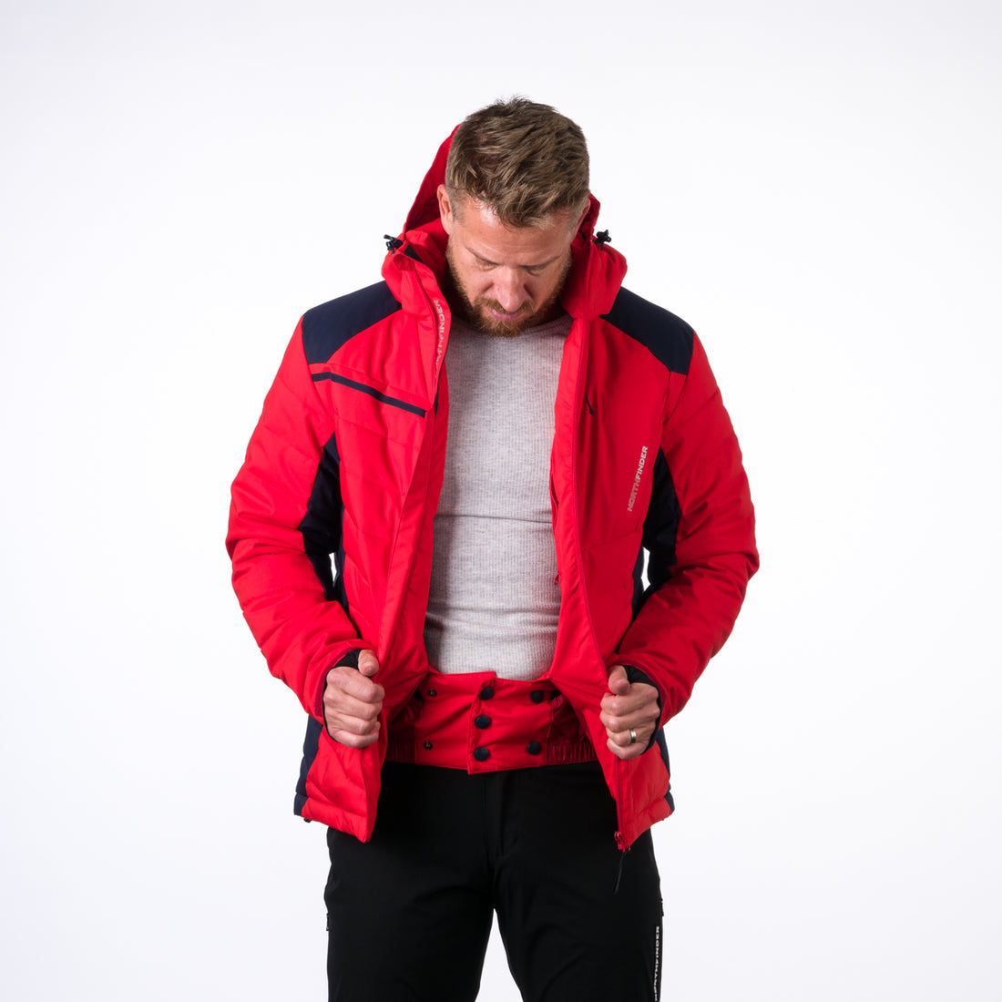 BU-5008SNW men's ski jacket insulated MAJOR