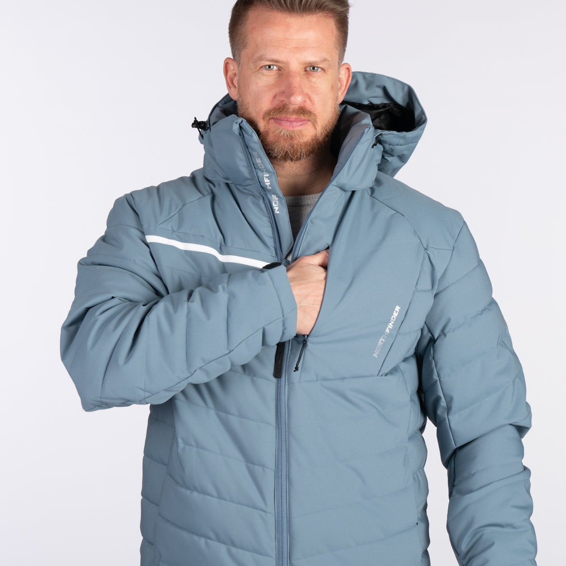 BU-5008SNW men's ski jacket insulated MAJOR