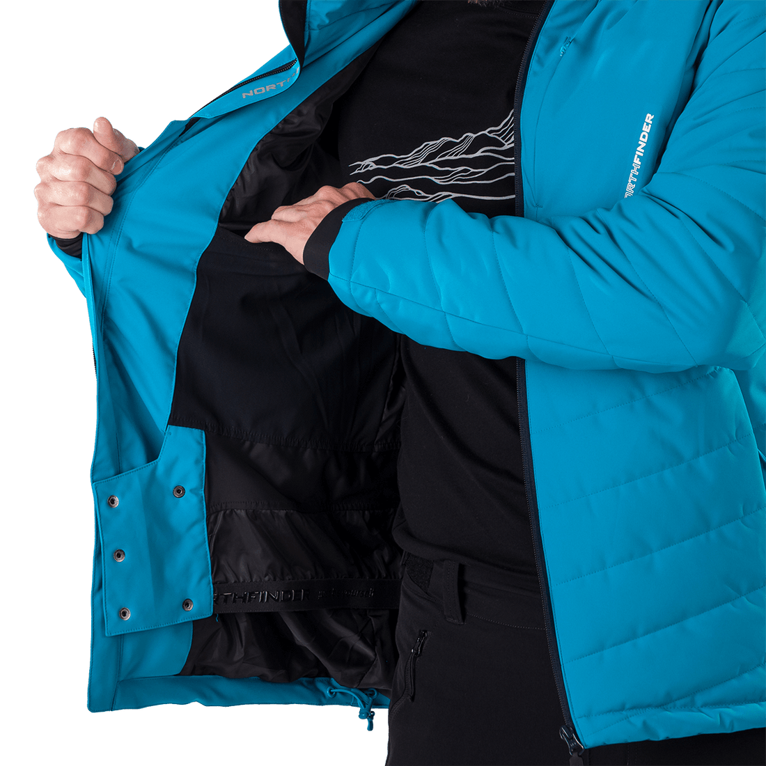 BU-5008SNW men's ski jacket insulated MAJOR