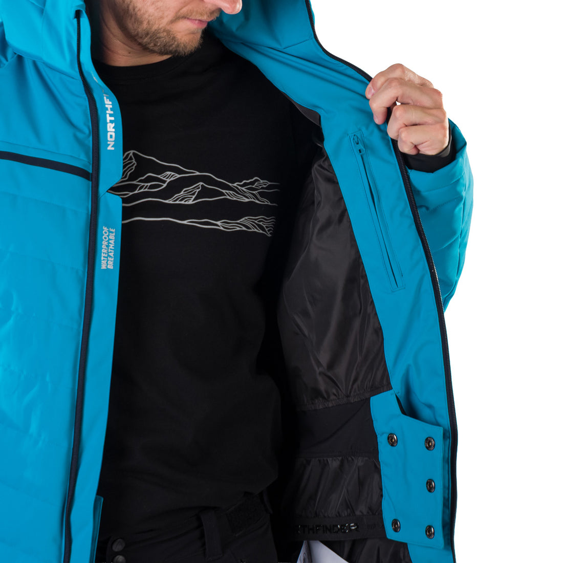 BU-5008SNW men's ski jacket insulated MAJOR