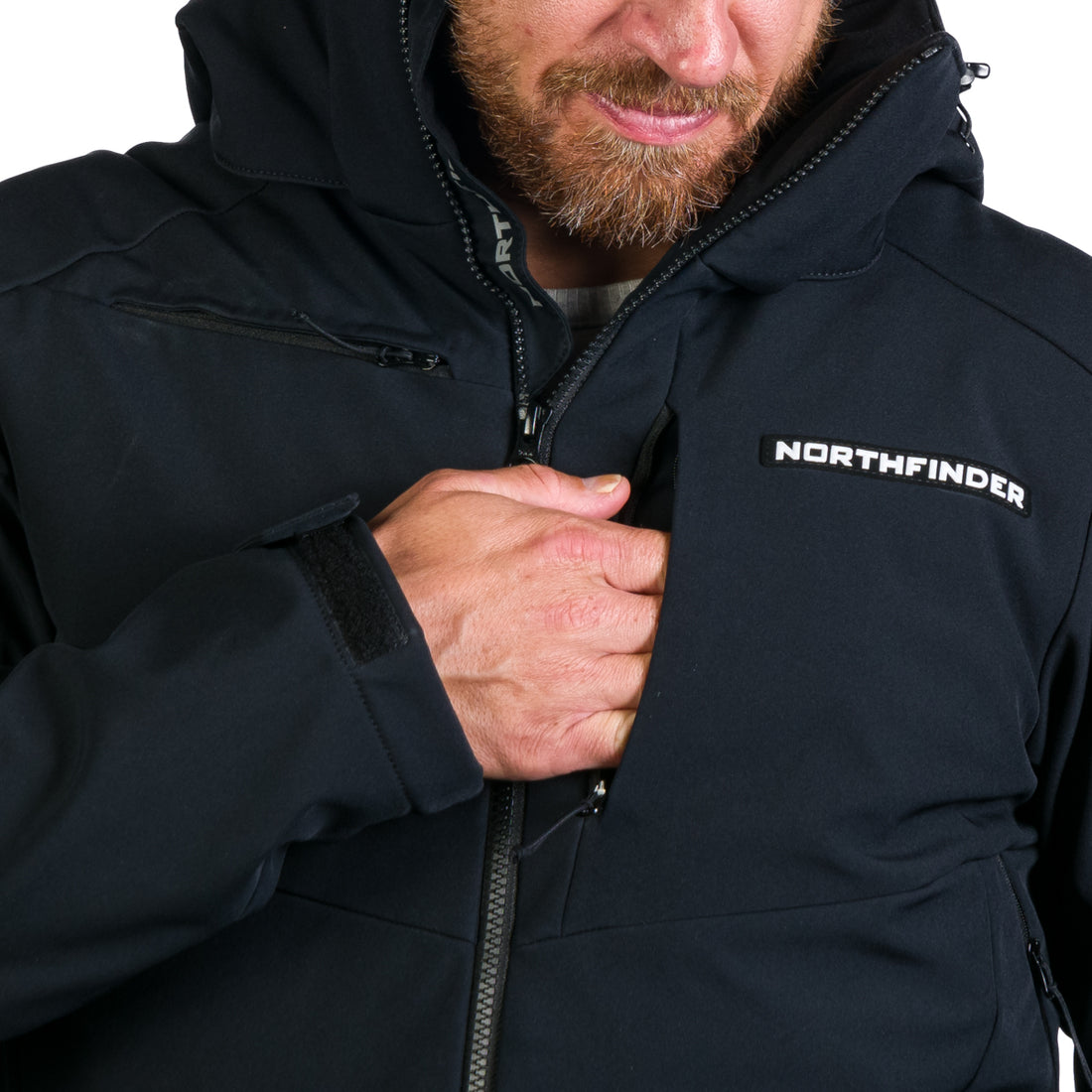 BU-50091SNW men's ski jacket insulated  DREWIN